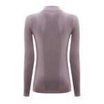 Tee-shirt à manches longues de sport 1-4 zip respirant et proche du corps femme Higher State Violet lila (3)