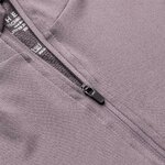 Tee-shirt à manches longues de sport 1-4 zip respirant et proche du corps femme Higher State Violet lila (5)