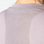 Tee-shirt à manches longues de sport 1-4 zip respirant et proche du corps femme Higher State Violet lila (7)