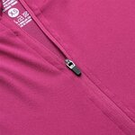 Tee-shirt à manches longues de sport 1-4 zip respirant et proche du corps femme Higher State Rose (5)