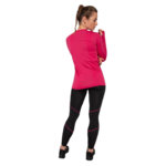 Tee-shirt de sport à manches longues léger et respirant femme Higher State Rose (2)