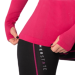Tee-shirt de sport à manches longues léger et respirant femme Higher State Rose (3)