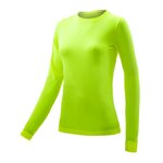 Tee-shirt de sport à manches longues léger et respirant femme Higher State Jaune fluo (0)