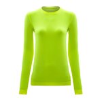 Tee-shirt de sport à manches longues léger et respirant femme Higher State Jaune fluo (1)
