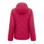 Doudoune à capuche de sport isolante zippée femme Higher State Rose Corail (3)