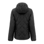 Doudoune à capuche de sport isolante zippée femme Higher State Noir Bleu (3)