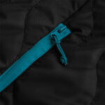 Doudoune à capuche de sport isolante zippée femme Higher State Noir Bleu (4)