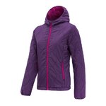 Doudoune à capuche de sport isolante zippée femme Higher State Violet Rose (1)