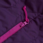 Doudoune à capuche de sport isolante zippée femme Higher State Violet Rose (4)