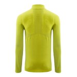 Tee-shirt de sport à manches longues 1-4 zip respirant homme Higher State Lime (4)