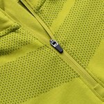 Tee-shirt de sport à manches longues 1-4 zip respirant homme Higher State Lime (7)