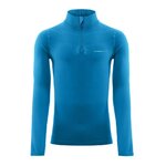 Tee-shirt de sport à manches longues 1-4 zip respirant homme Higher State Bleu (2)