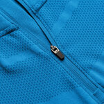 Tee-shirt de sport à manches longues 1-4 zip respirant homme Higher State Bleu (5)