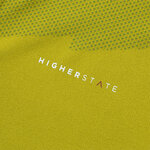 Tee-shirt de sport à manches longues 1-4 zip respirant homme Higher State Vert (4)