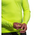 Tee-shirt de sport à manches longues 1-4 zip respirant homme Higher State Jaune fluo (2)