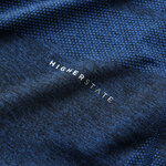 Tee-shirt de sport à manches longues léger et respirant homme Higher State Bleu (6)