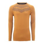 Tee-shirt de sport à manches longues léger et respirant homme Higher State Orange moutarde (3)