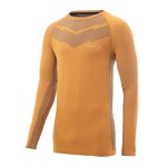 Tee-shirt de sport à manches longues léger et respirant homme Higher State Orange moutarde (1)