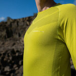 Tee-shirt de sport à manches longues léger et respirant homme Higher State Lime (4)