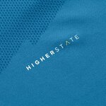 Tee-shirt de sport à manches longues léger et respirant homme Higher State Bleu vif (6)