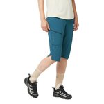 Bermuda de randonnée femme Salomon WAYFARER CAPRI W Bleu pétrol 2