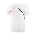 Tee-shirt running trail élite homme Salomon S-LAB SPEED TEE M  Blanc Gris Rouge 4