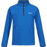 Haut de sport polaire zippé junior Regatta Loco Bleu Indigo Ciel Blanc