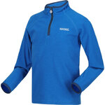 Haut de sport polaire zippé junior Regatta Loco Bleu Indigo Ciel Blanc 3