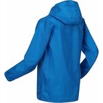 Coupe-vent imperméable de sport junior Regatta Kid Pack-It Jaket III Bleu indigo Marine Blanc 3