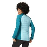 Doudoune intermédiaire de sport respirante femme Regatta Wmn Clumber Hybrid IV Vert mer Vert pâle Blanc 3