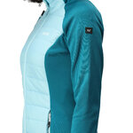 Doudoune intermédiaire de sport respirante femme Regatta Wmn Clumber Hybrid IV Vert mer Vert pâle Blanc 5