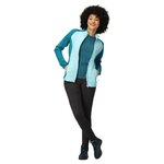 Doudoune intermédiaire de sport respirante femme Regatta Wmn Clumber Hybrid IV Vert mer Vert pâle Blanc 2