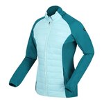 Doudoune intermédiaire de sport respirante femme Regatta Wmn Clumber Hybrid IV Vert mer Vert pâle Blanc 9