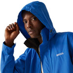 Veste imperméable de sport homme Regatta Matt Bleu oxford Fer Blanc 6