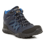Chaussures marche femme Regatta LADY EDGEPOINT MID WP Bleu marine Bleu pétrol Noir 2