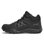Chaussures marche homme Regatta EDGEPOINT MID WP Noir Gris granit 7