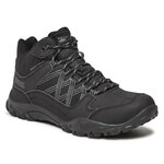 Chaussures marche homme Regatta EDGEPOINT MID WP Noir Gris granit 2