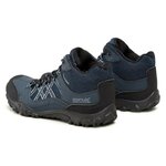 Chaussures marche homme Regatta EDGEPOINT MID WP Bleu foncé Noir Bleu clair 3
