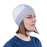 Bonnet technique et respirant OXSITIS Nordic BBR Blanc Bleu Rouge 6