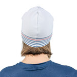 Bonnet technique et respirant OXSITIS Nordic BBR Blanc Bleu Rouge 4