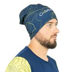 Bonnet tour de cou respirant unisexe OXSITIS Origin Bleu marine Vert lime 2