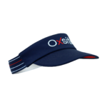 Visière casquette de running unisexe OXSITIS BBR Bleu marine Blanc Rouge 1