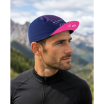 Casquette profilée unisexe OXSITIS Racing Bleu marine Rose 2