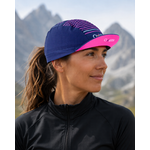 Casquette profilée unisexe OXSITIS Racing Bleu marine Rose 3