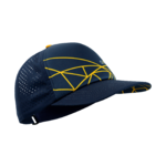 Casquette de sport légère et respirante unisexe OXSITIS Trucker Adventure Bleu marine Jaune orangé 1