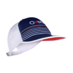 Casquette de sport aérée unisexe OXSITIS Trucker BBR Bleu marine Blanc Rouge 1