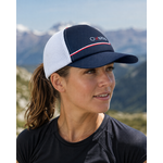 Casquette de sport respirante unisexe OXSITIS Trucker Discovery Bleu marine Blanc Rouge 2