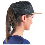 Casquette de sport aérée liège unisexe OXSITIS Trucker Sancy Noir liège 4