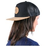 Casquette de sport aérée liège unisexe OXSITIS Trucker Sancy Noir liège 3