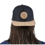 Casquette de sport aérée liège unisexe OXSITIS Trucker Sancy Noir liège 5